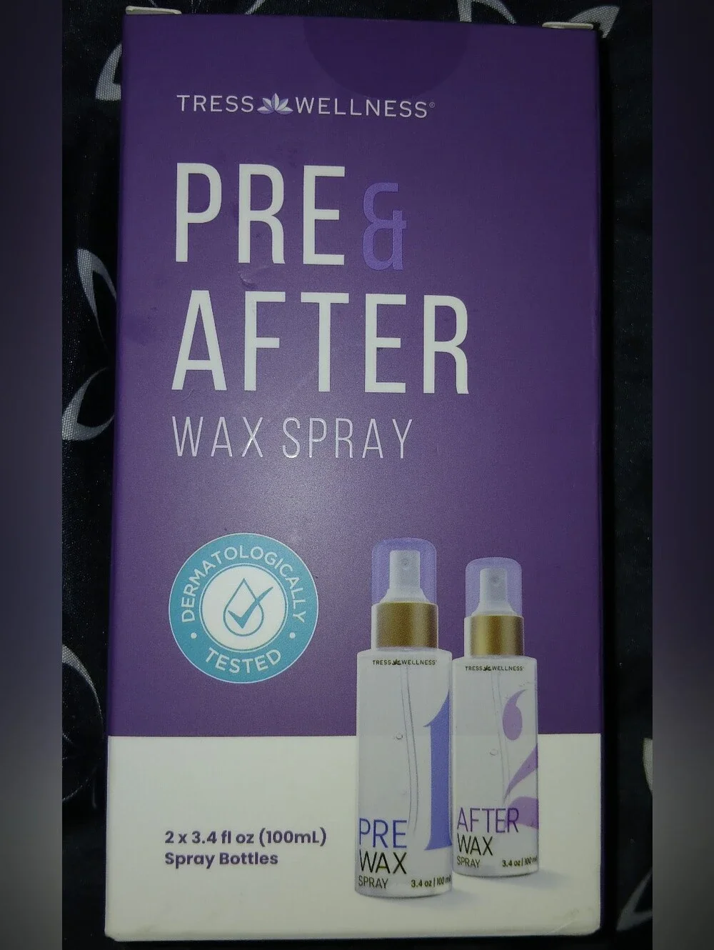 Unopened Tress Wellness Pre & After Wax Spray Cruelty Free 2 X 3.4 Oz Bottles